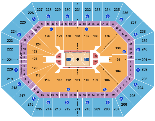 Timberwolves Seating Chart 3d